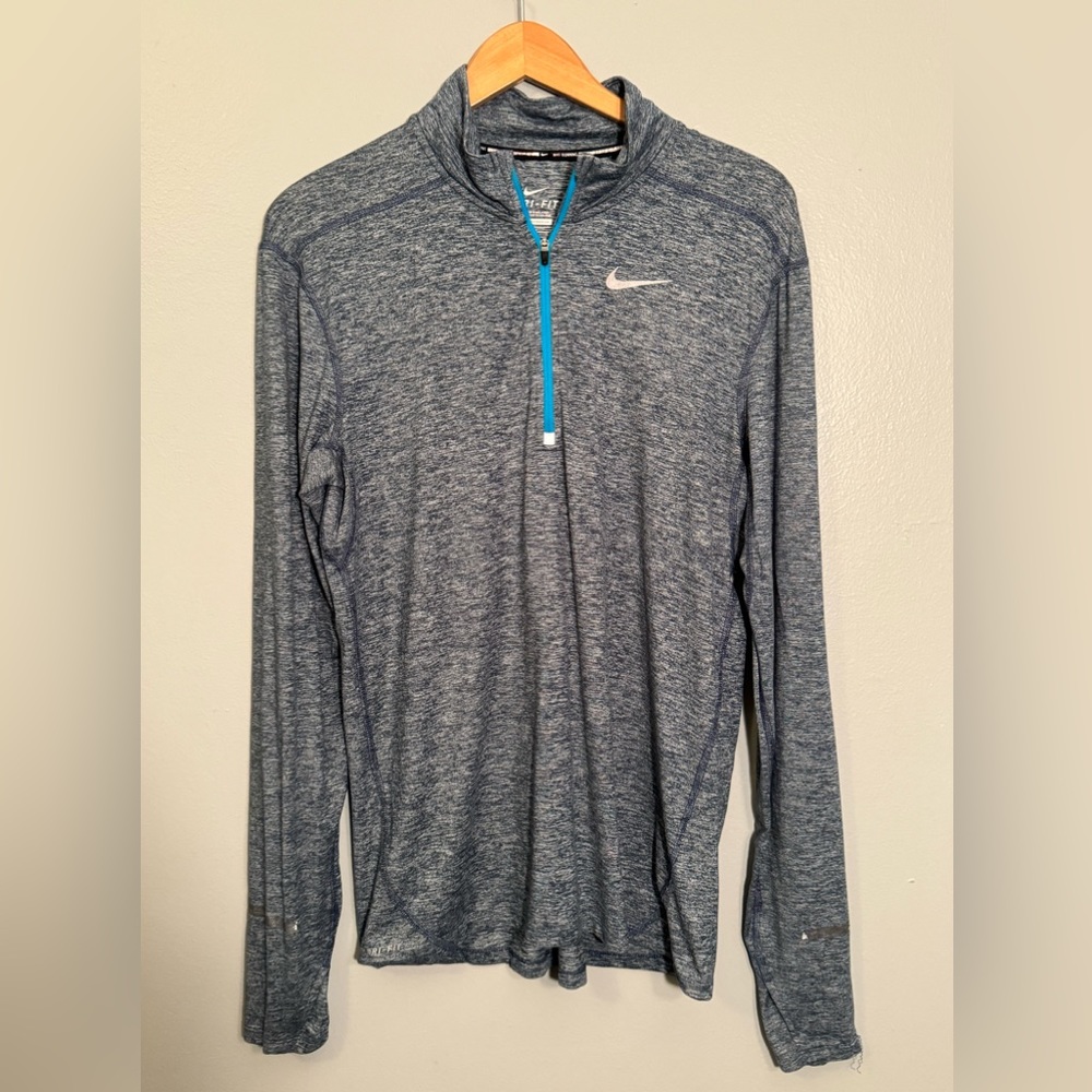 Nike Dri-Fit Running Quarter Zip Pullover Size Medium